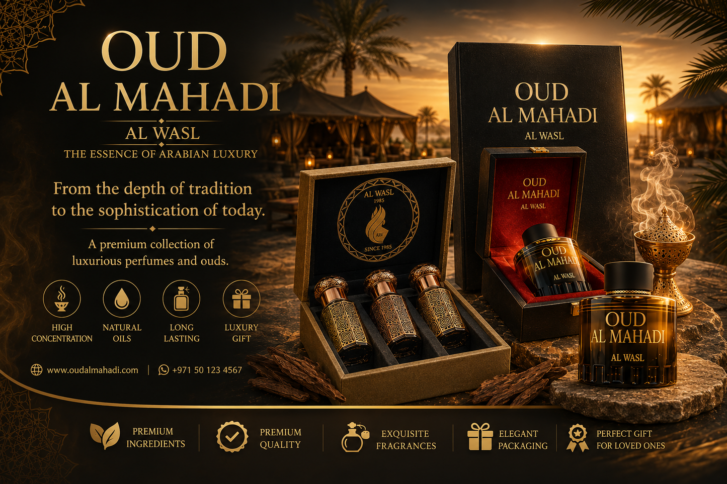 OUD AL MAHADI  [ 100 ml ]